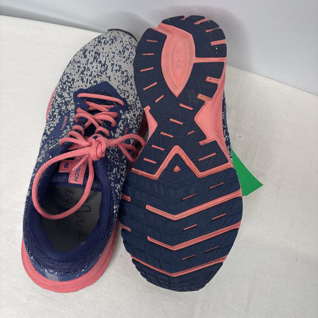 Brooks Shoes 6.5 Navy/Gray/Pink