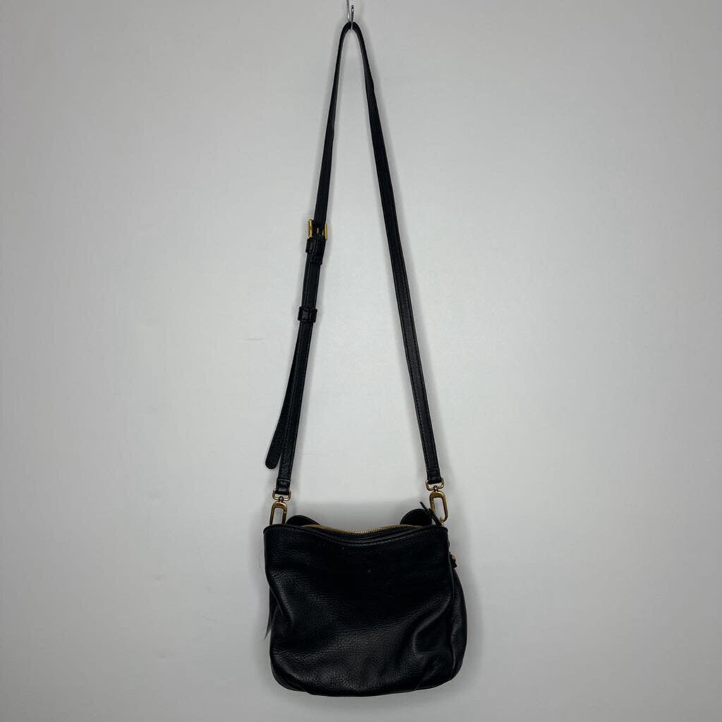 HOBO Purses Small Crossbody Black pebbled leather