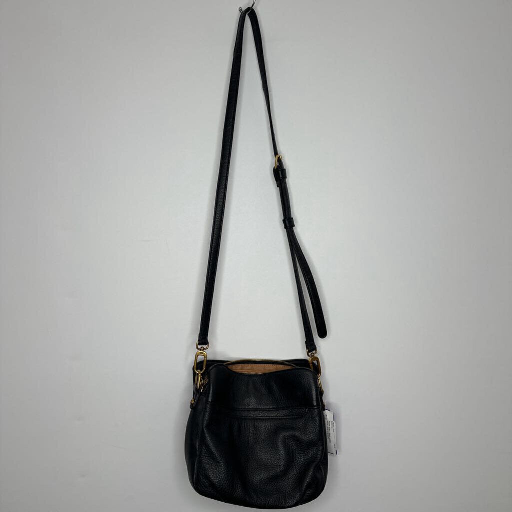 HOBO Purses Small Crossbody Black pebbled leather