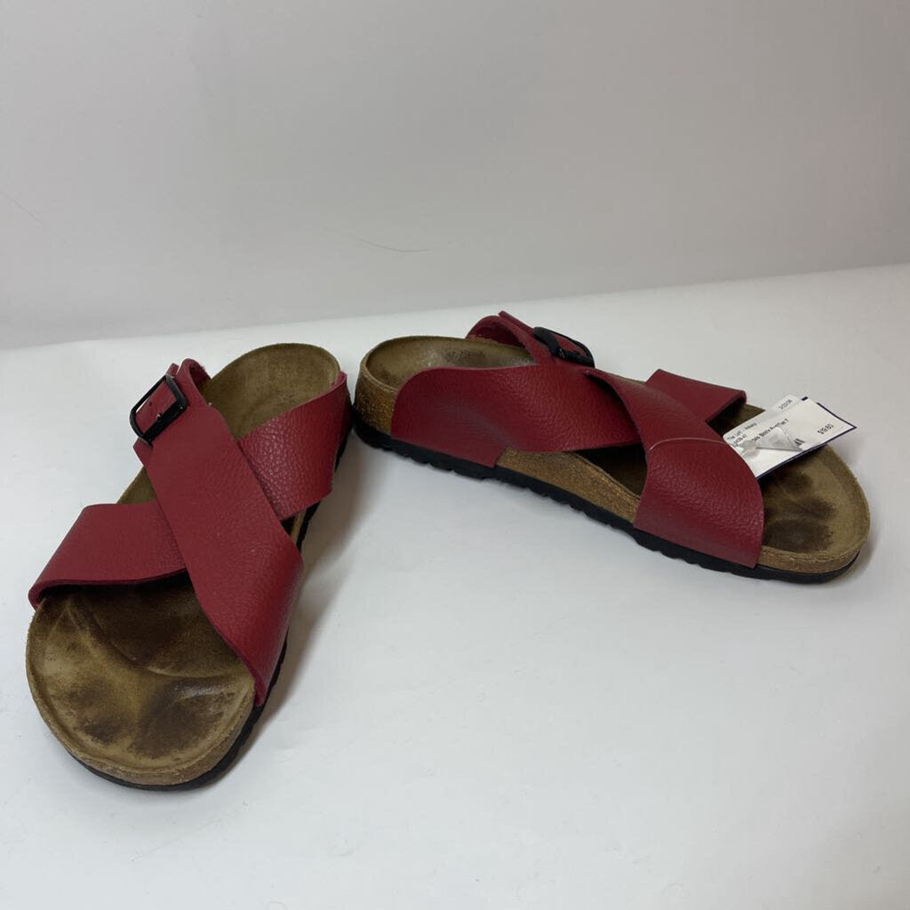 Sandals 7 Red/Tan