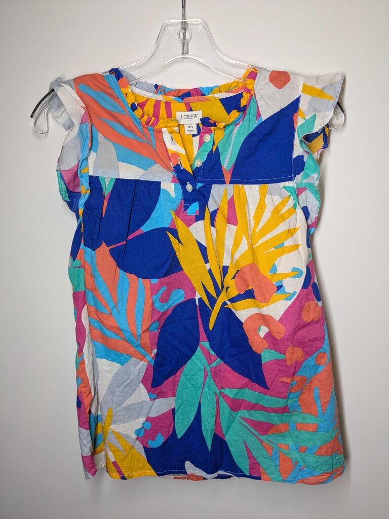 J. Crew Tank XS White/Multi