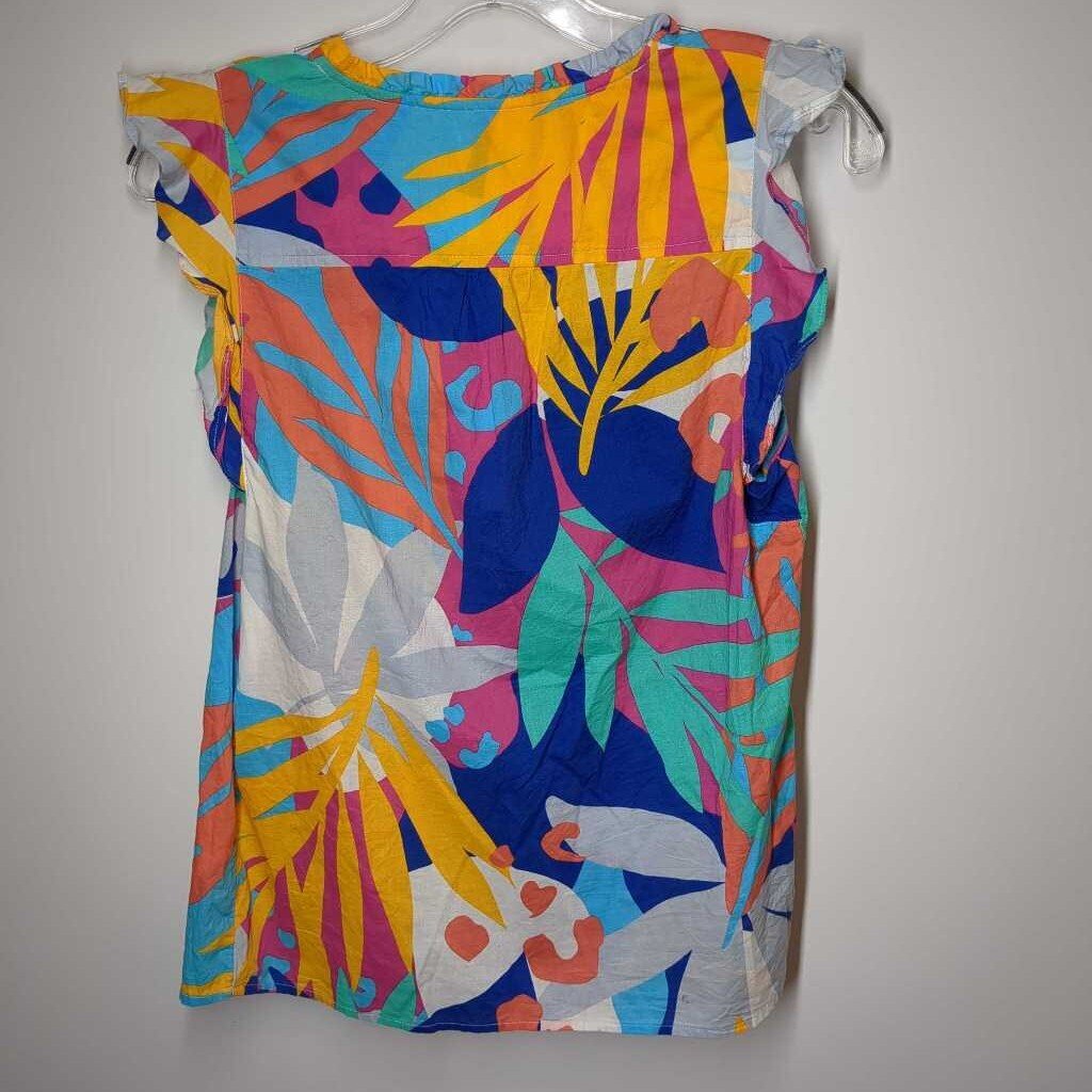 J. Crew Tank XS White/Multi