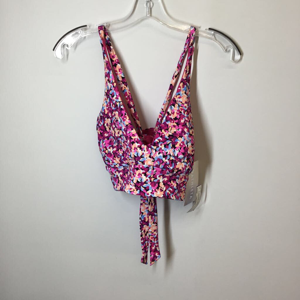 Athleta Swim Wear L Pink/Floral