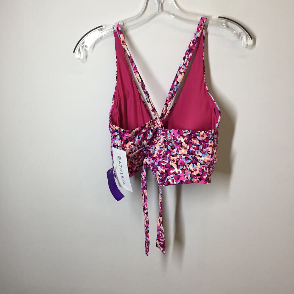 Athleta Swim Wear L Pink/Floral