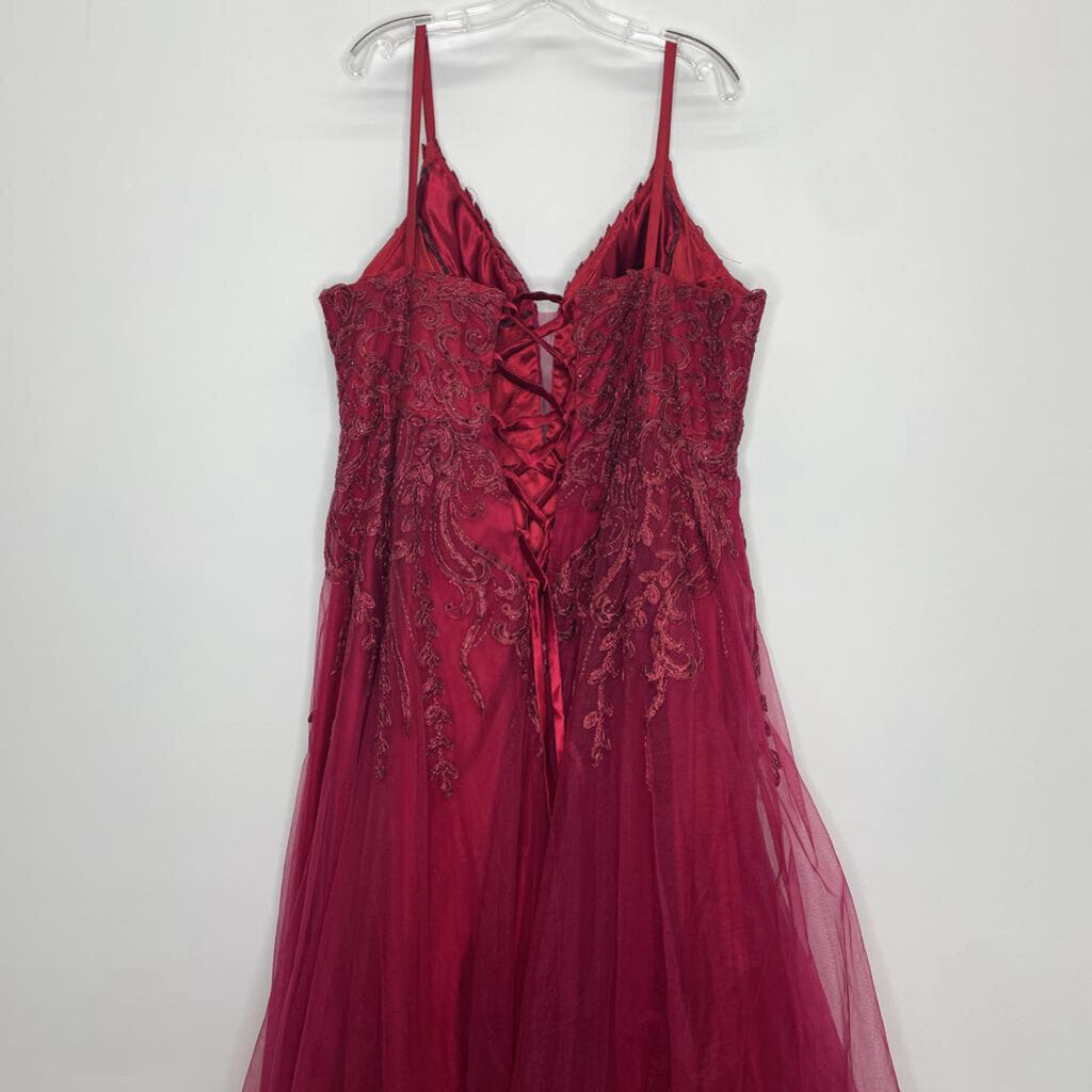 Prom Dress 22 Deep Red