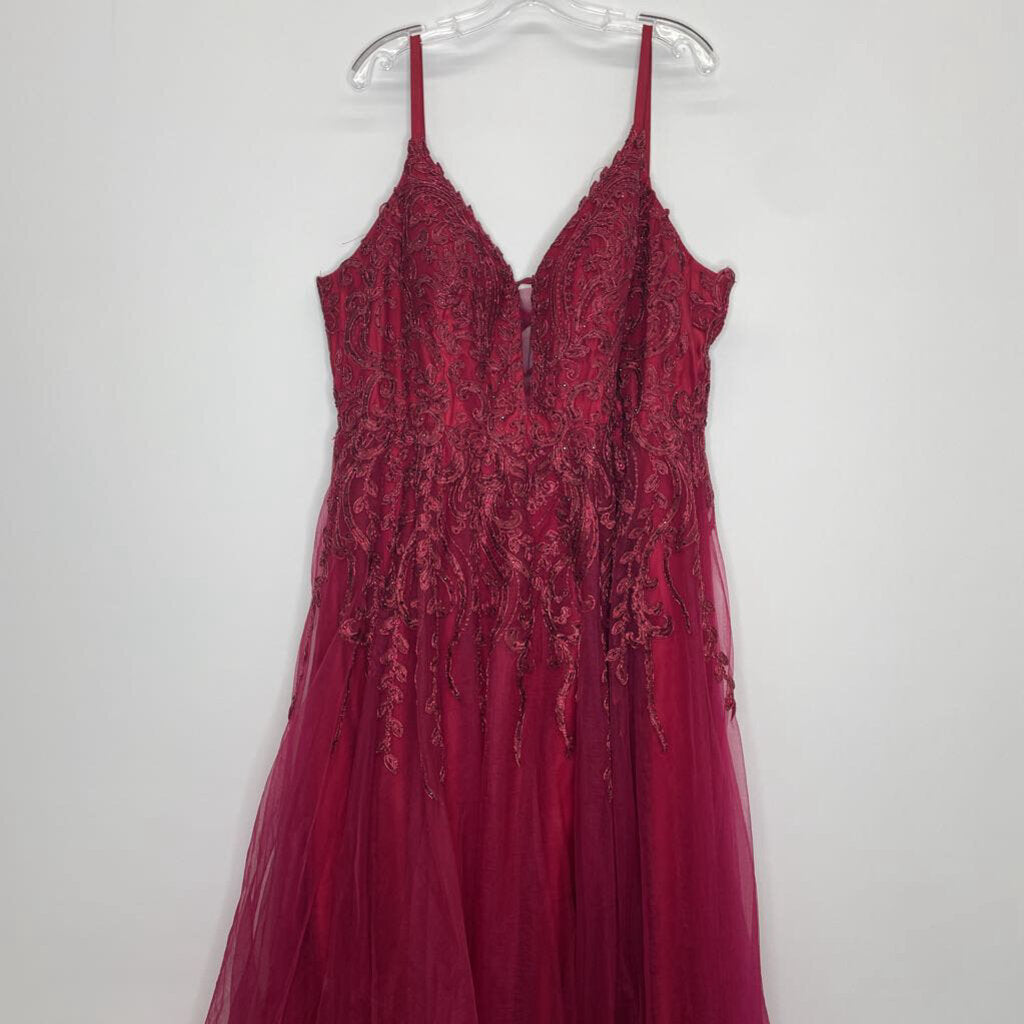 Prom Dress 22 Deep Red