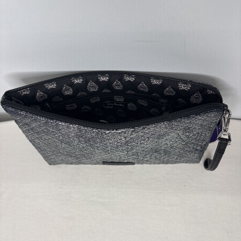 Vera Bradley Purses Clutch w/Wristlet Silver/Black