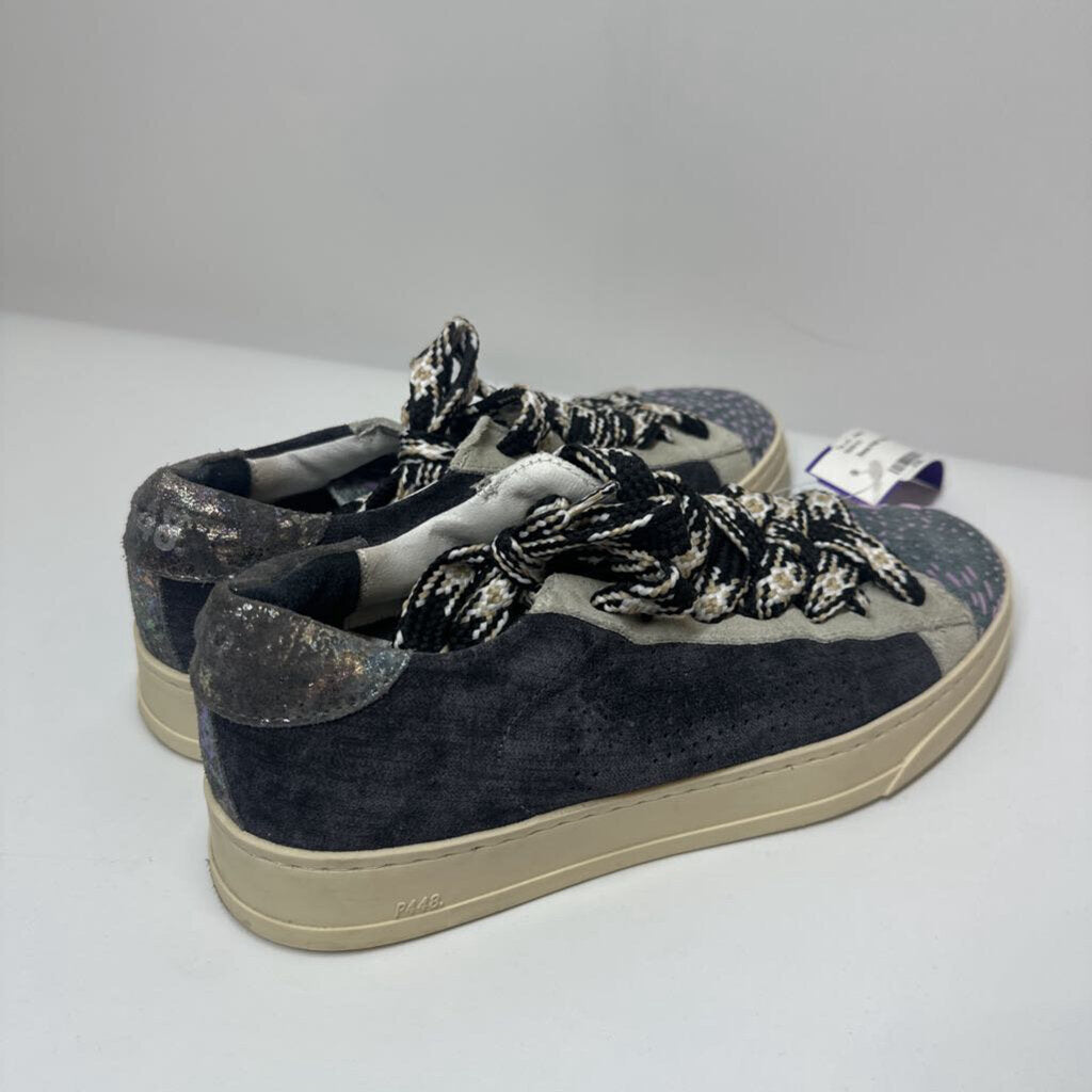 P448 Shoes 7 Black/Gray/Purple