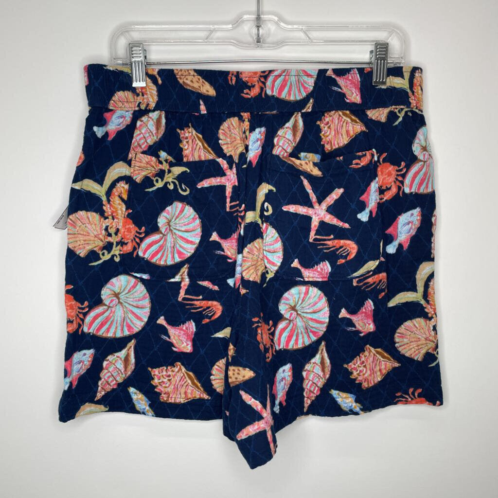 Talbots Shorts M Navy/Pink