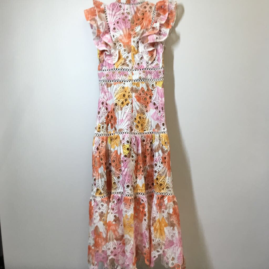 Dress L White Multi