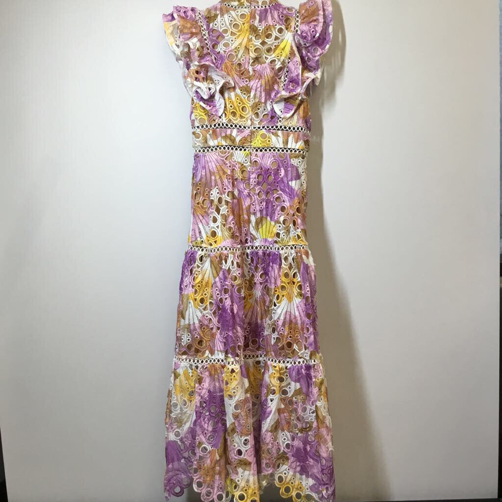 Dress L White Multi