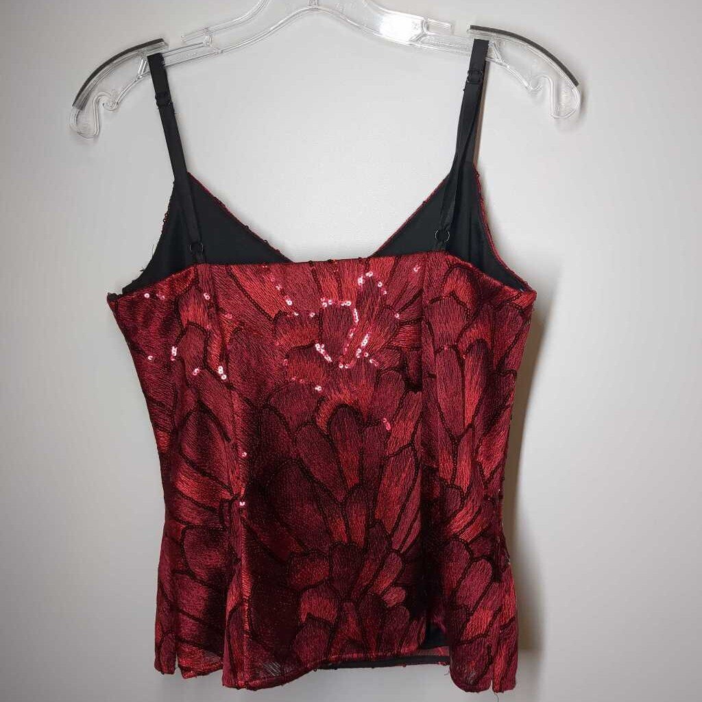 White House Black Market Tank XS Red