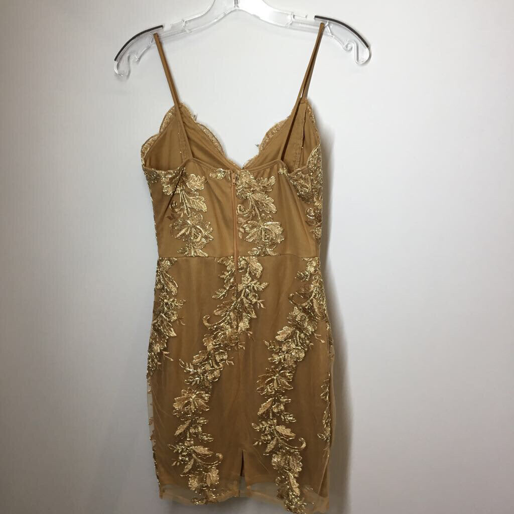 Windsor Dress S Gold