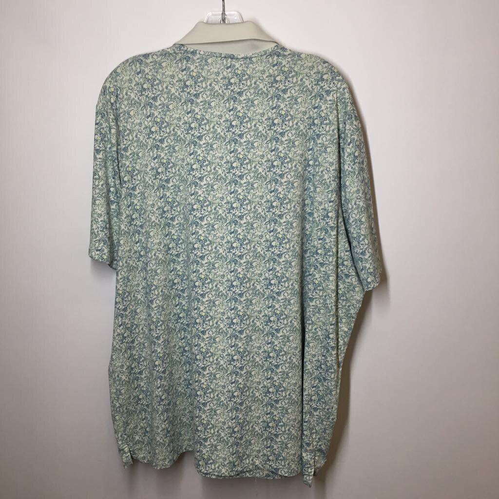Polo Jeans Co Athletic Tops Men's XL Blue/Green Floral