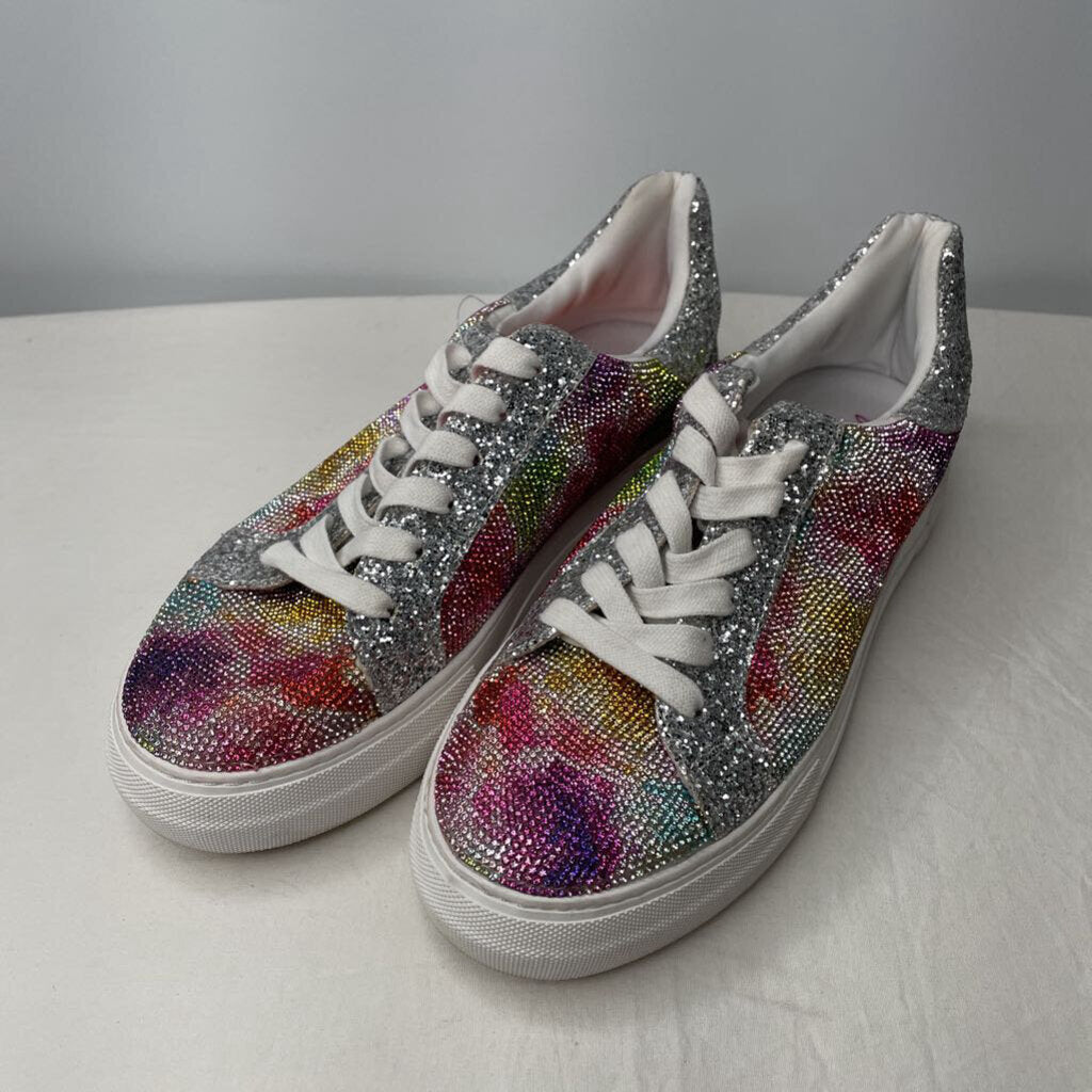 Betsey Johnson Shoes 10 Multi Rhinestone