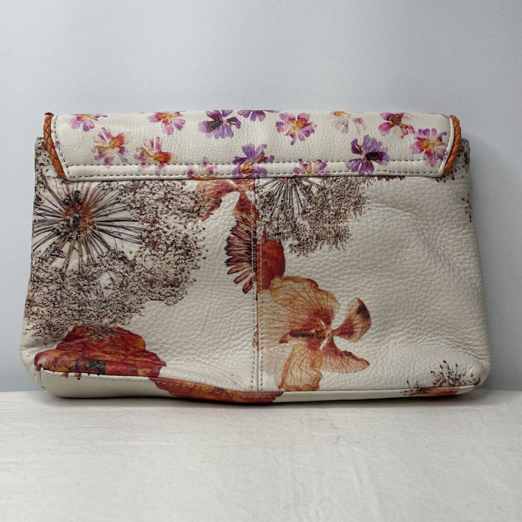 Anthropologie Purses Clutch Cream/Floral