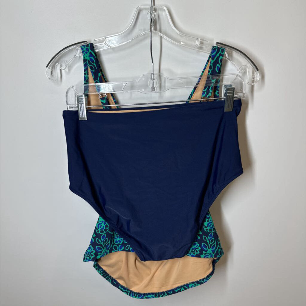 J. Crew Swim Wear M Navy/Green