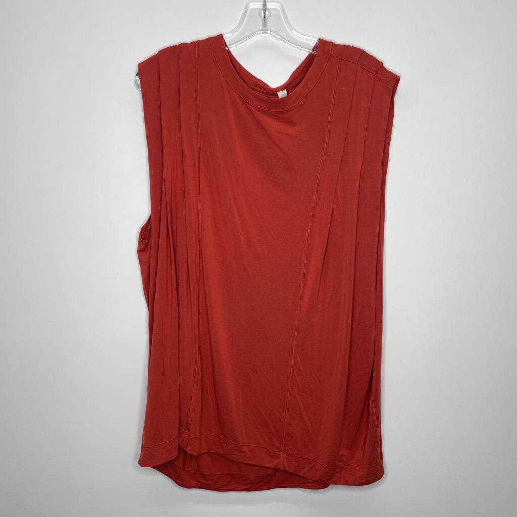 Lululemon Athletic Tops L(14) Orange