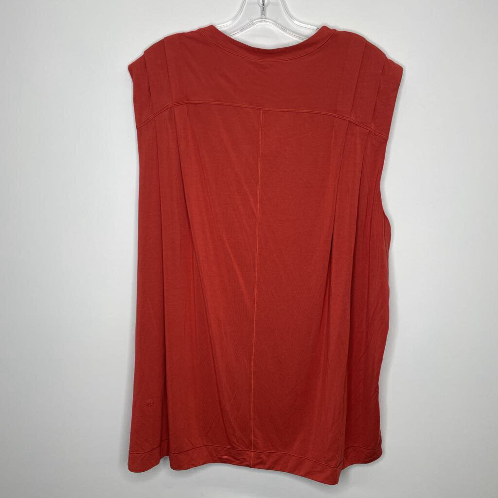 Lululemon Athletic Tops L(14) Orange