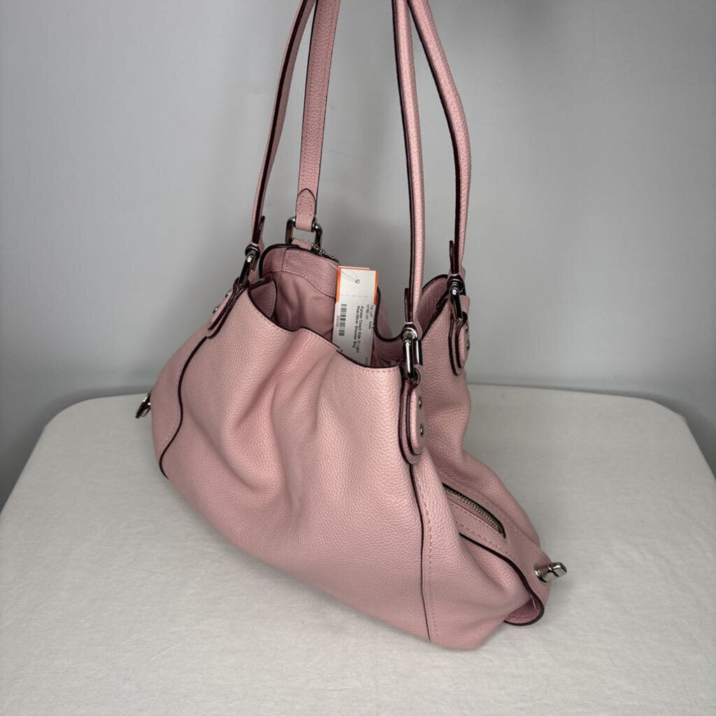 Coach Purses Shoulder Bag Light Pink/Silver