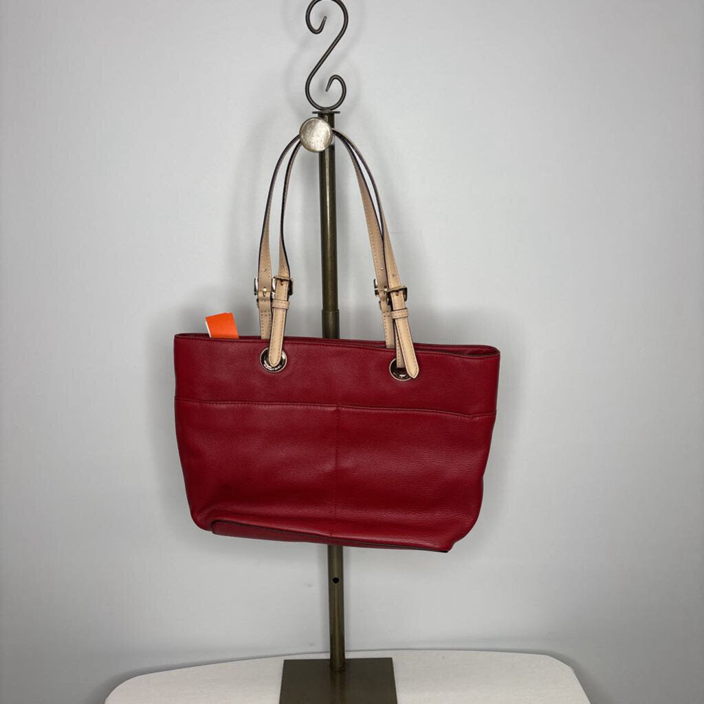 Michael Kors Purse Purses Tote Red/Tan/Gold