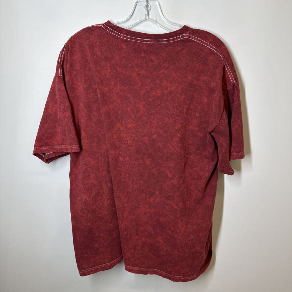Graphic Print Shirt L Red