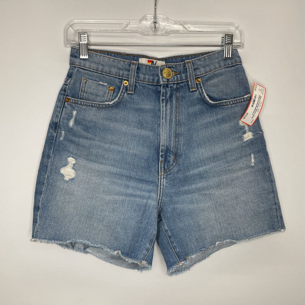 Aviator Nation Shorts 0 Denim/Rainbow