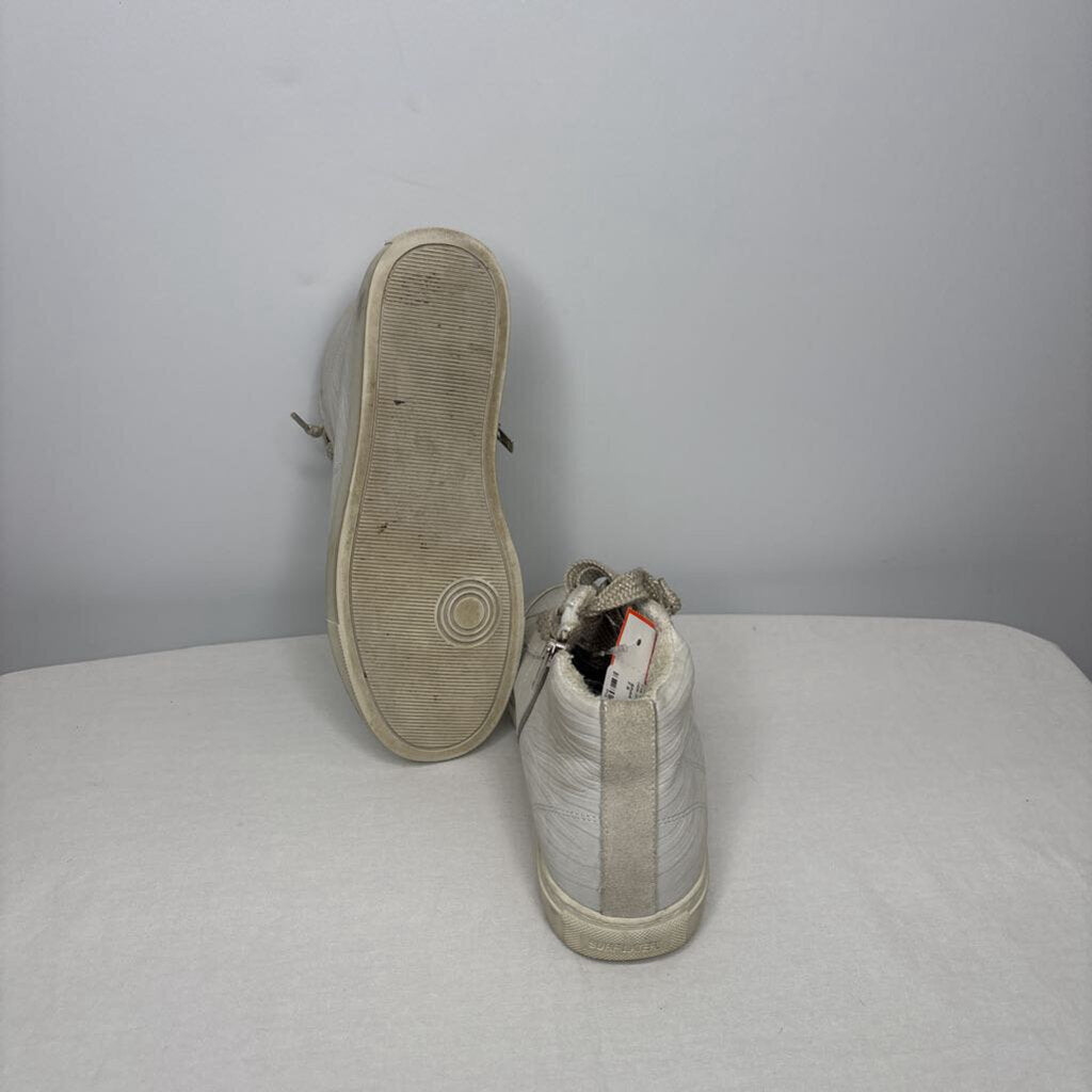 P448 Shoes 7.5 Gray Zebra/ Cream