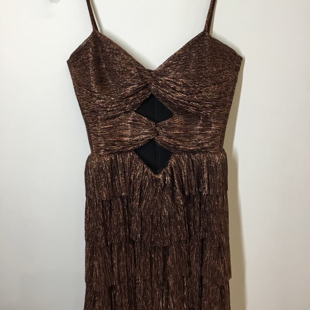 Gianni Bini Dress 4/S Gold