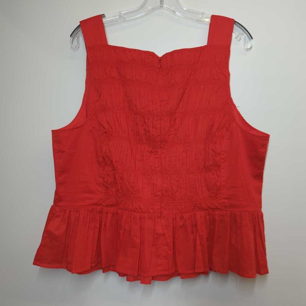 J. Crew Tank 18/XL Red