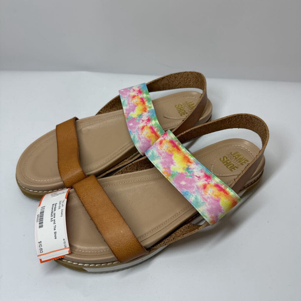 Sandals 9.5 Brown/Multi