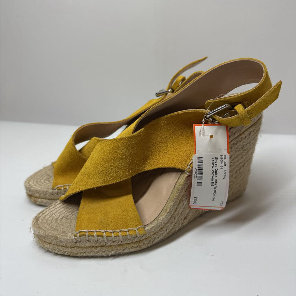 Dolce Vita Shoes 8.5 Yellow/Woven