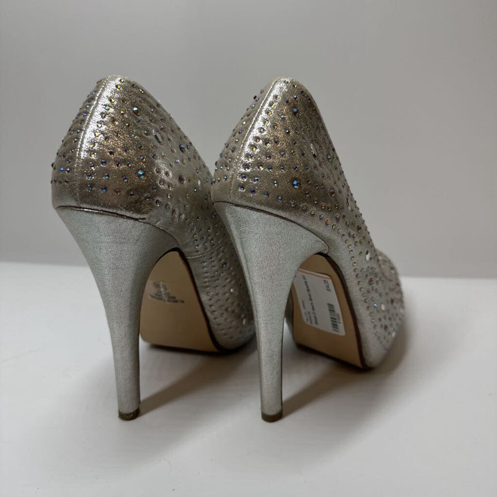 Shoes 9.5 Silver/Sparkle