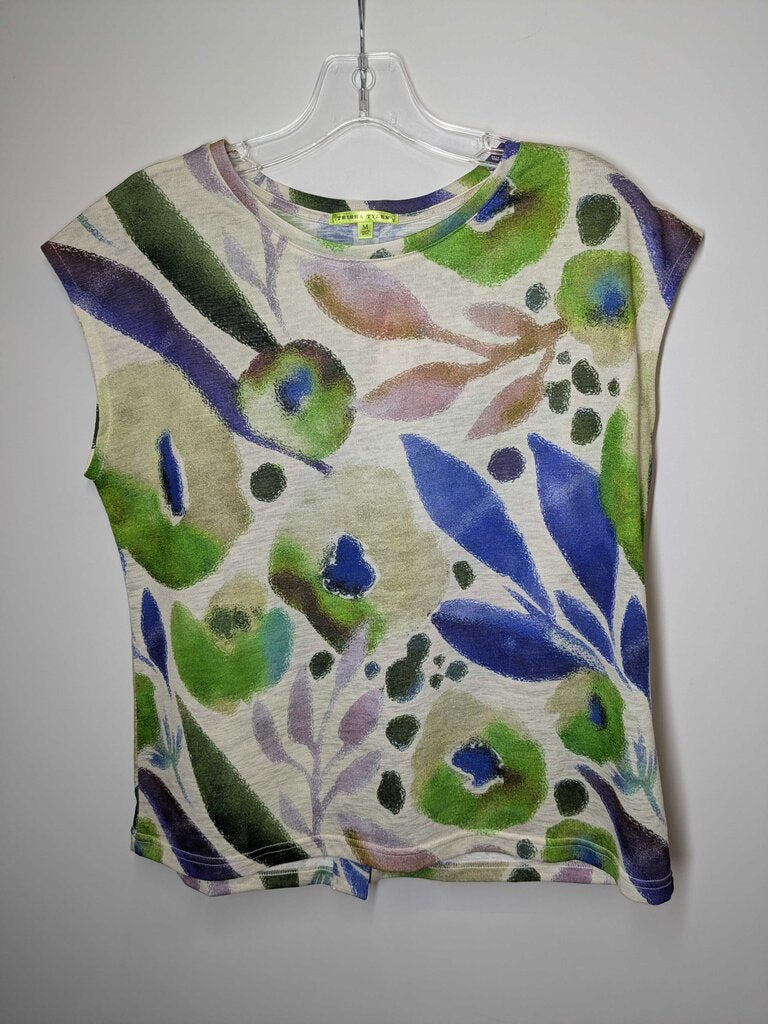 Trisha Tyler Shirt M Cream/Multi