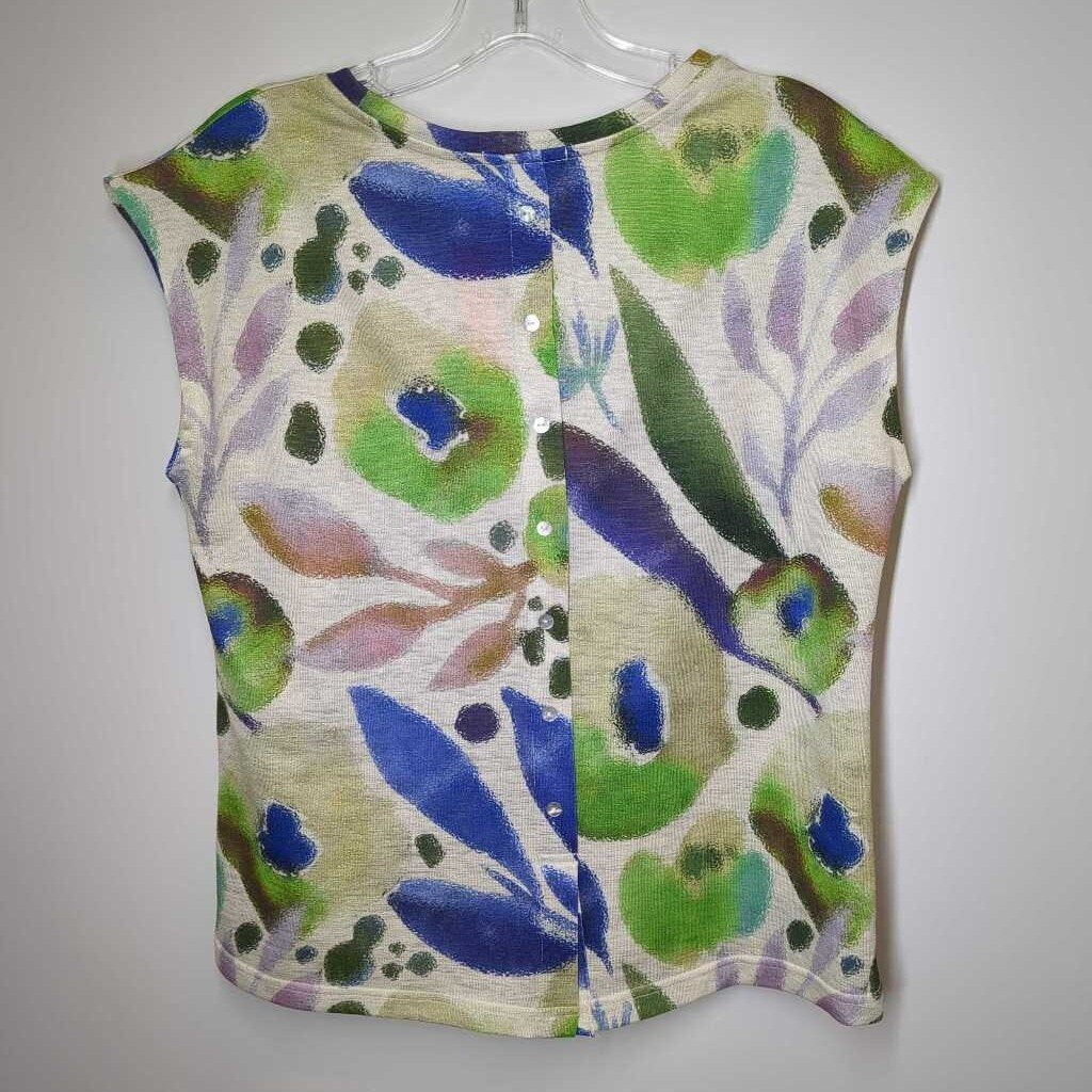 Trisha Tyler Shirt M Cream/Multi