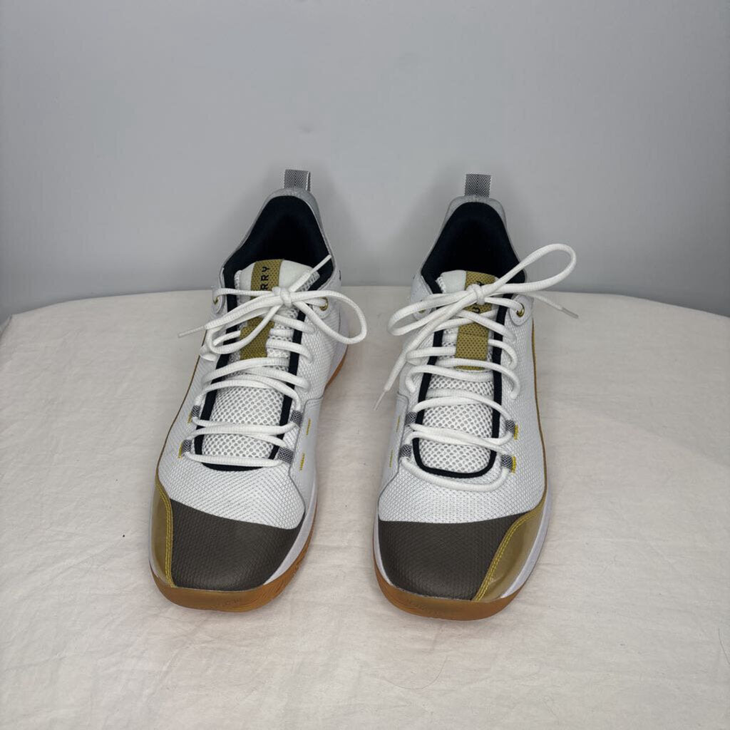 Under Armour Shoes Men's 10.5 White/Gold