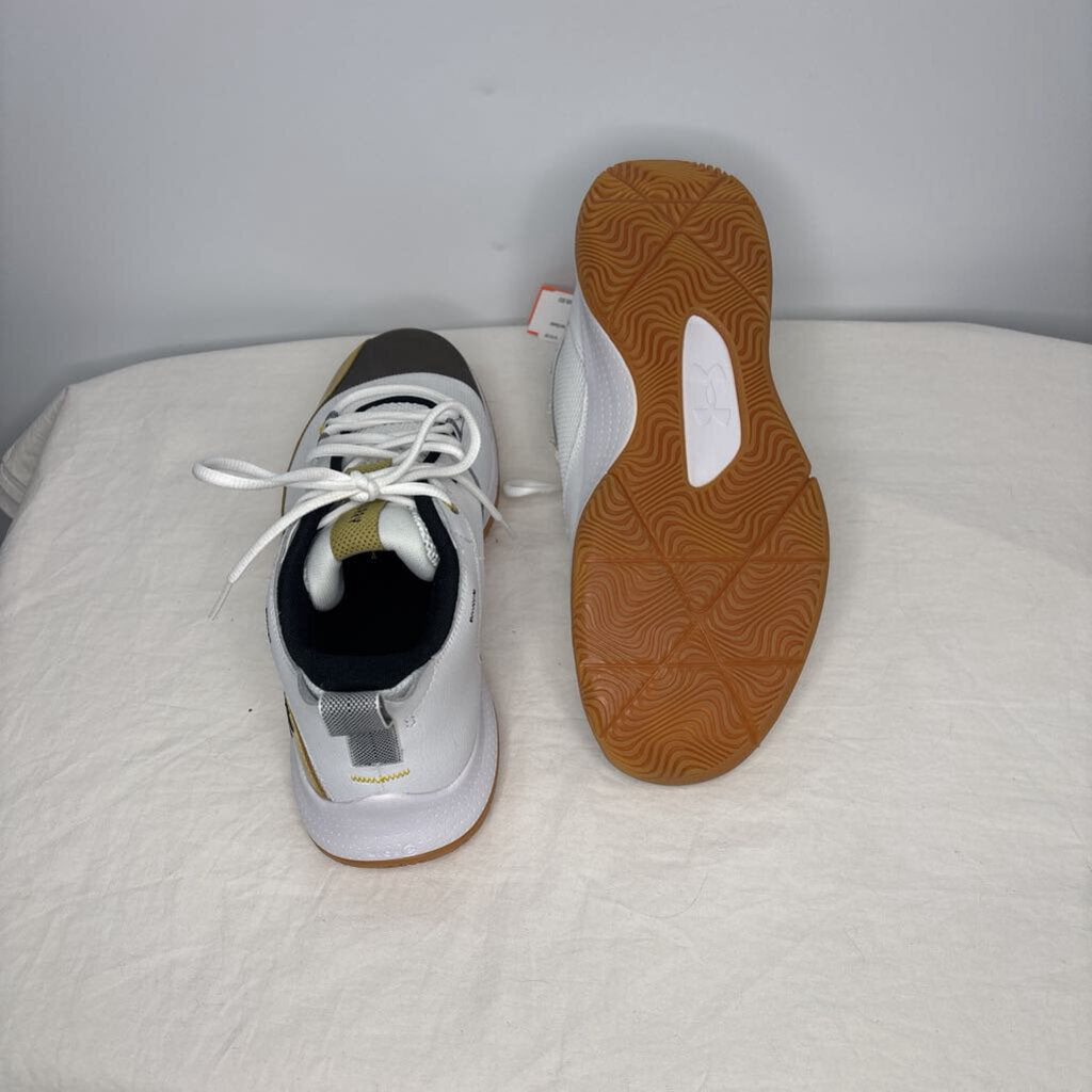 Under Armour Shoes Men's 10.5 White/Gold