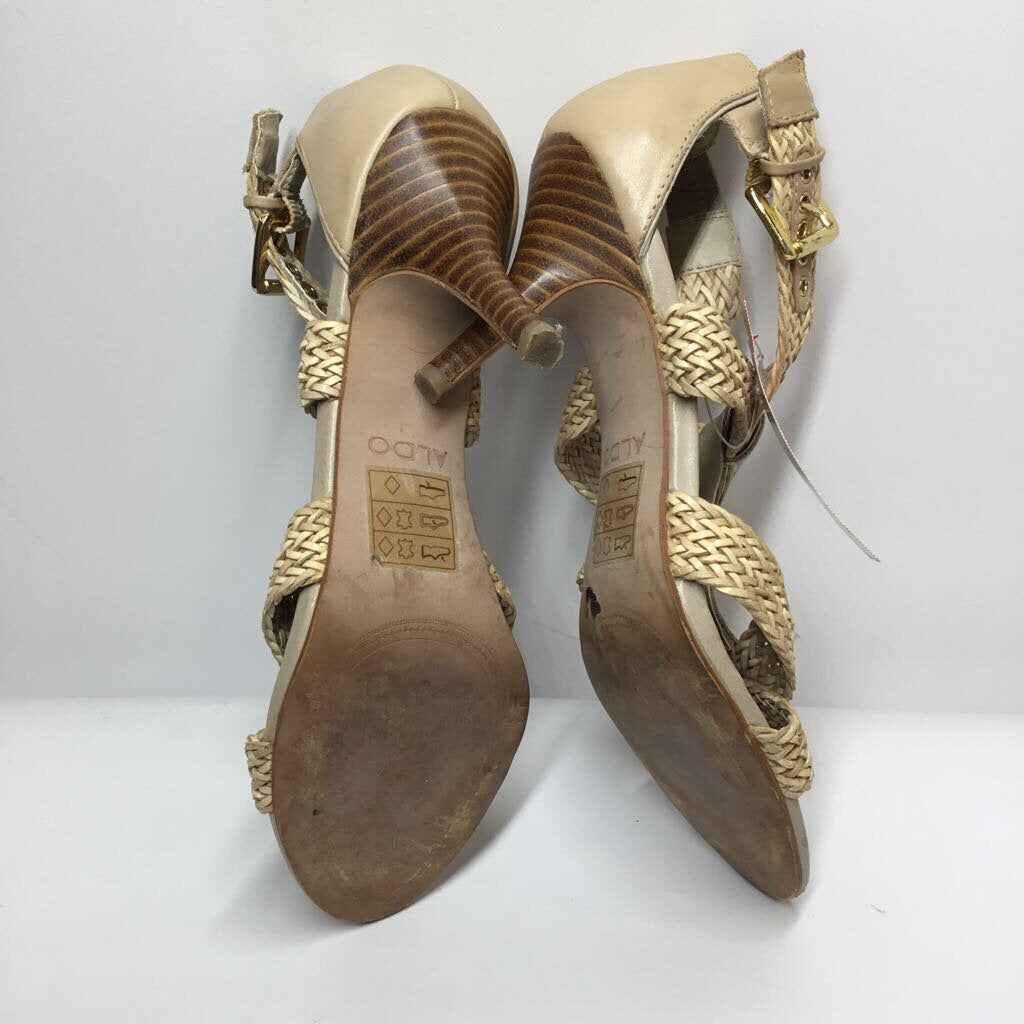 Aldo Sandals 7 Tan
