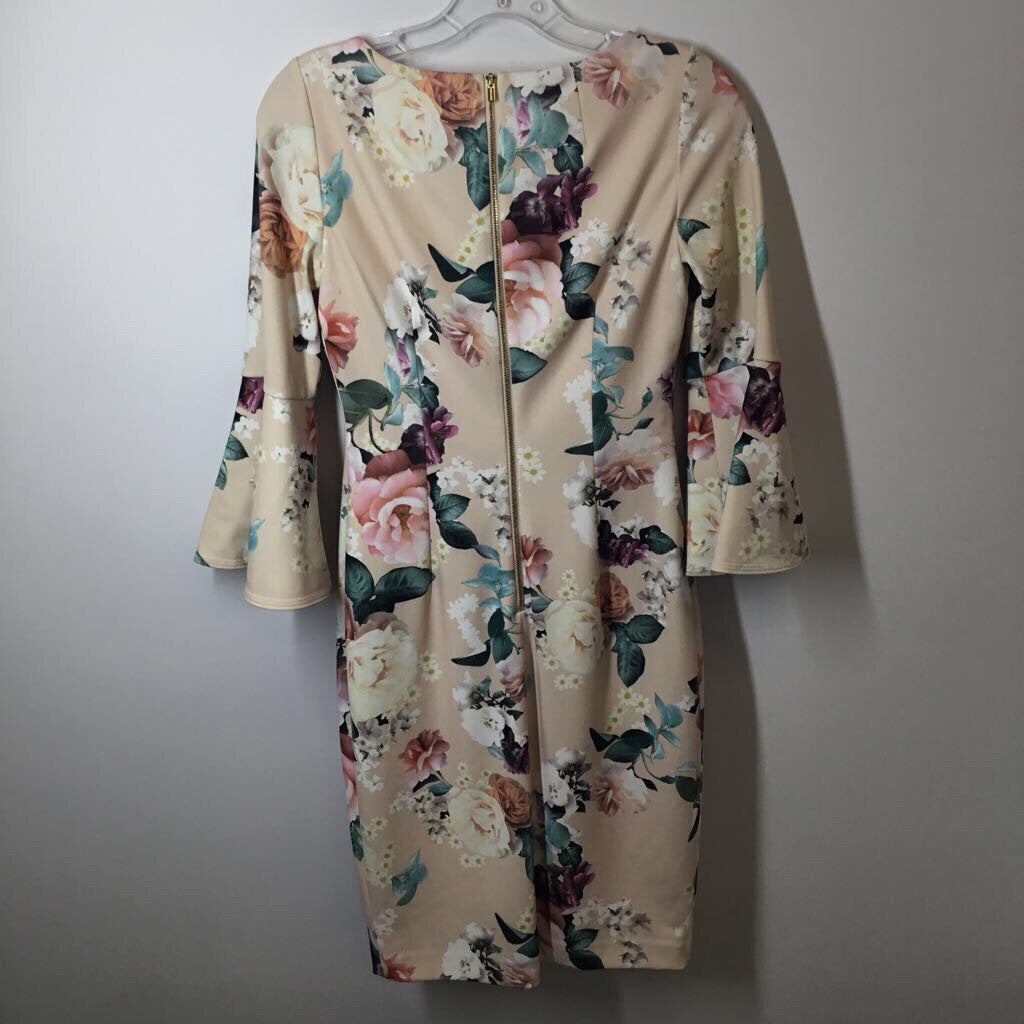Calvin Klein Dress 2/XS Blush/Floral