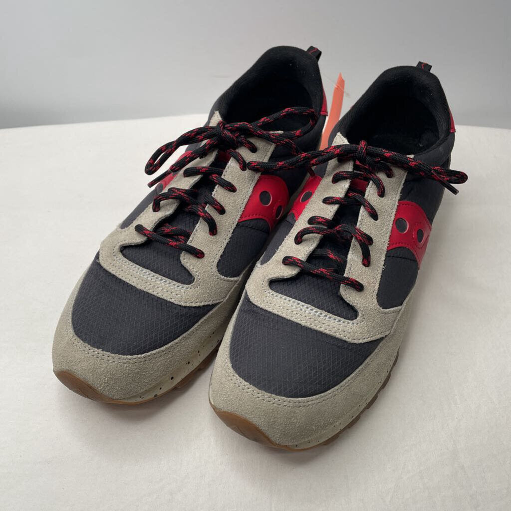 Saucony Shoes 12 Red/Grey/Dusty Sage