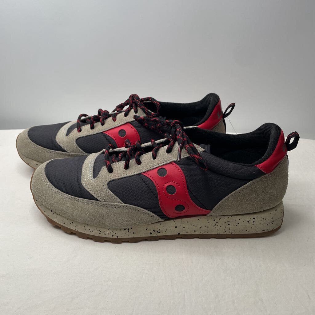 Saucony Shoes 12 Red/Grey/Dusty Sage