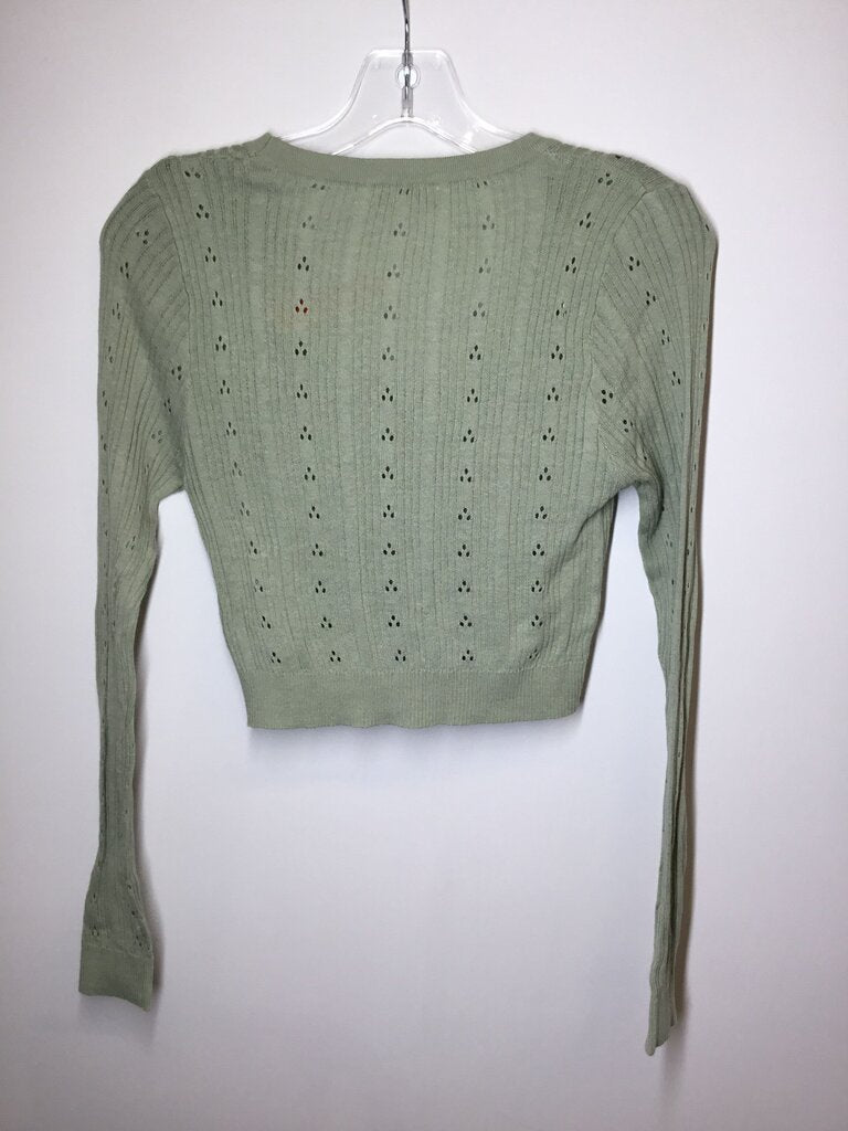 Love Tree Cardigan L Green