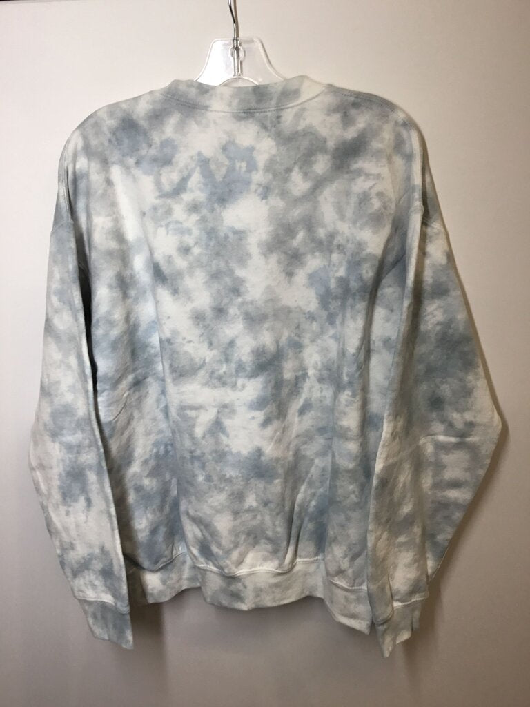 Gildan Long Sleeve M Grey/White