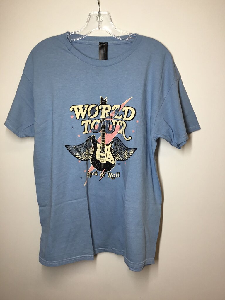Sweet Claire Shirt L Blue/Cream/Pink
