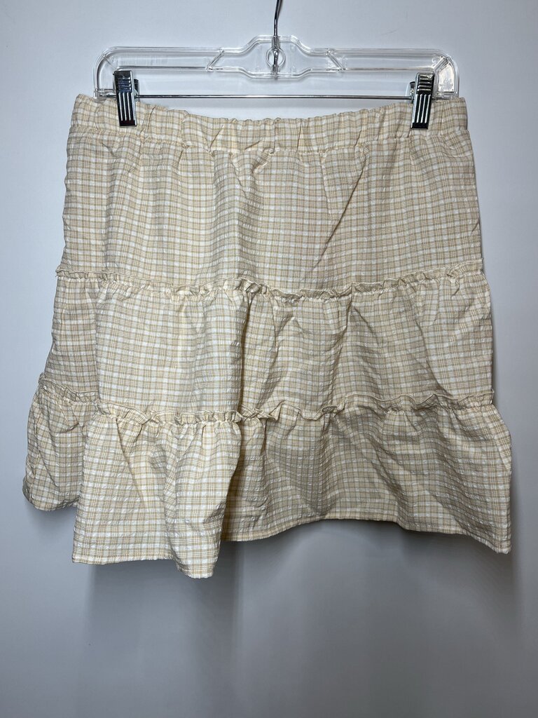 Potter's Pot Skirt S Tan/White