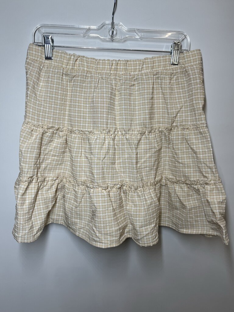 Potter's Pot Skirt M Tan/White