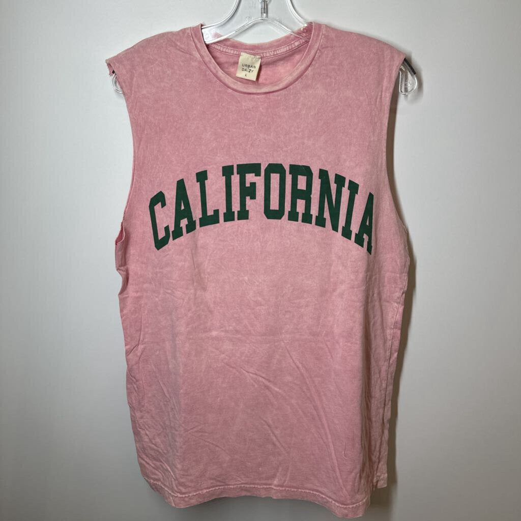 Tank L Pink/Green