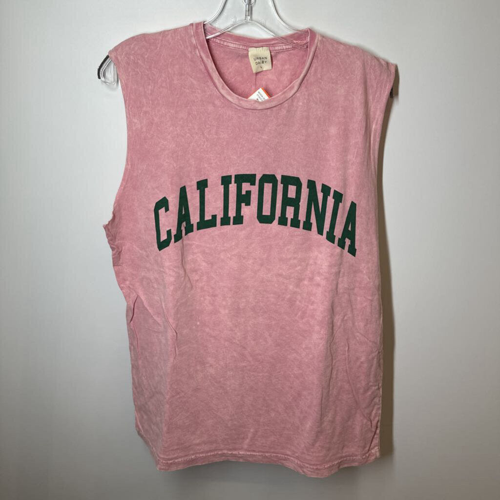 Tank L Pink/Green