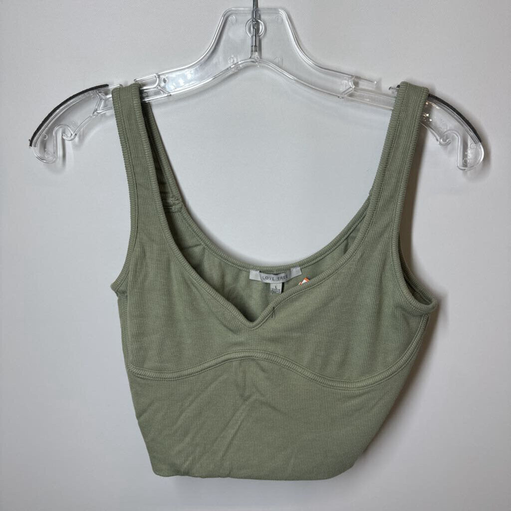 Love Tree Tank L Green