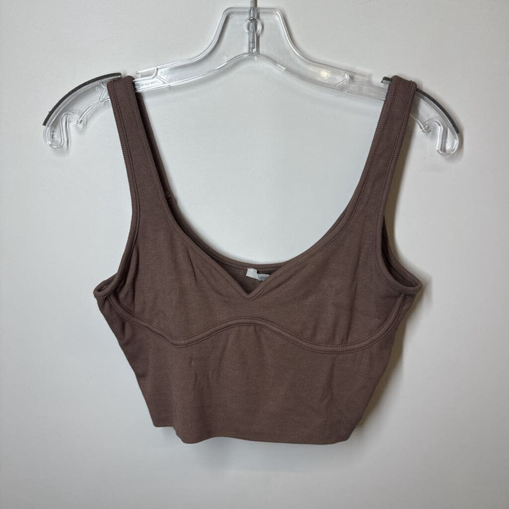 Love Tree Tank L Brown